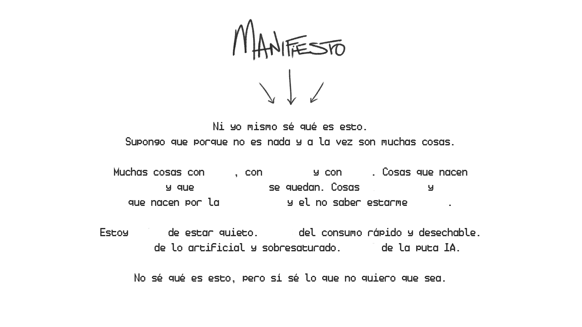 Manifiesto HARTO animado